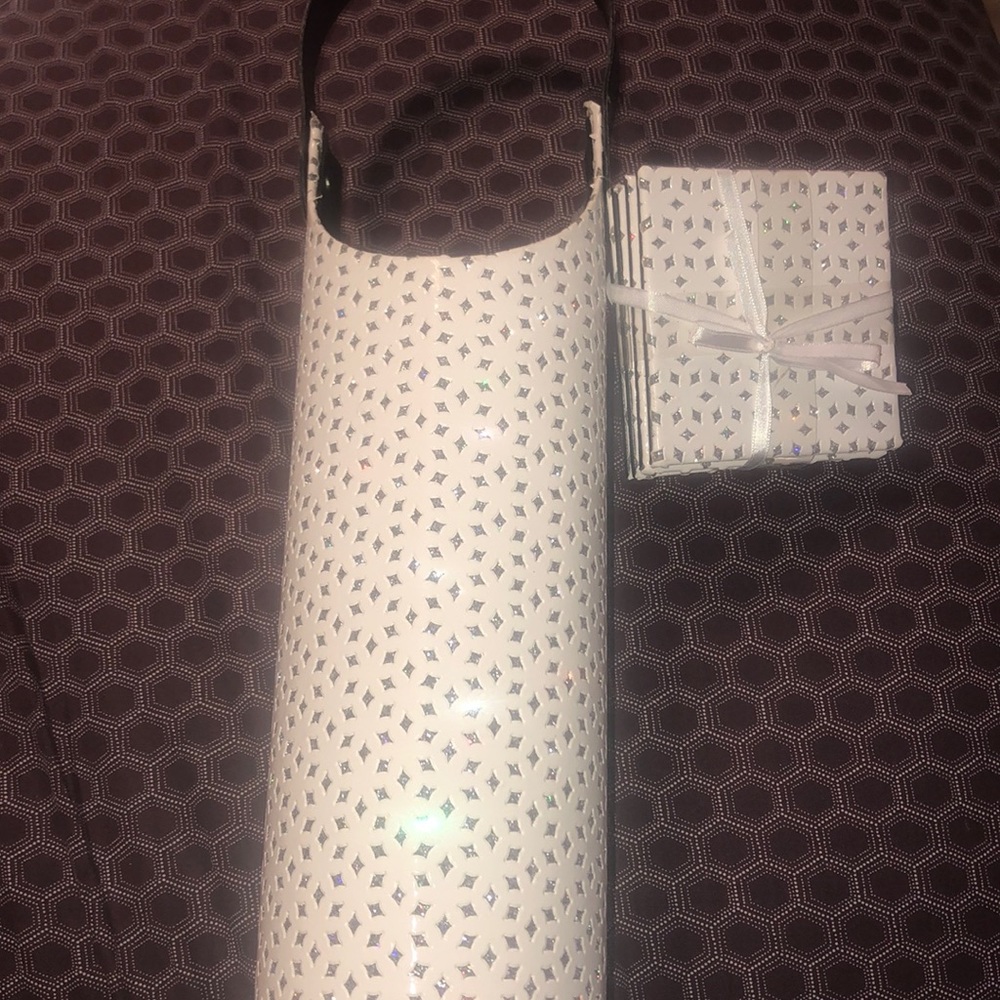 Faux Leather Wine Holder